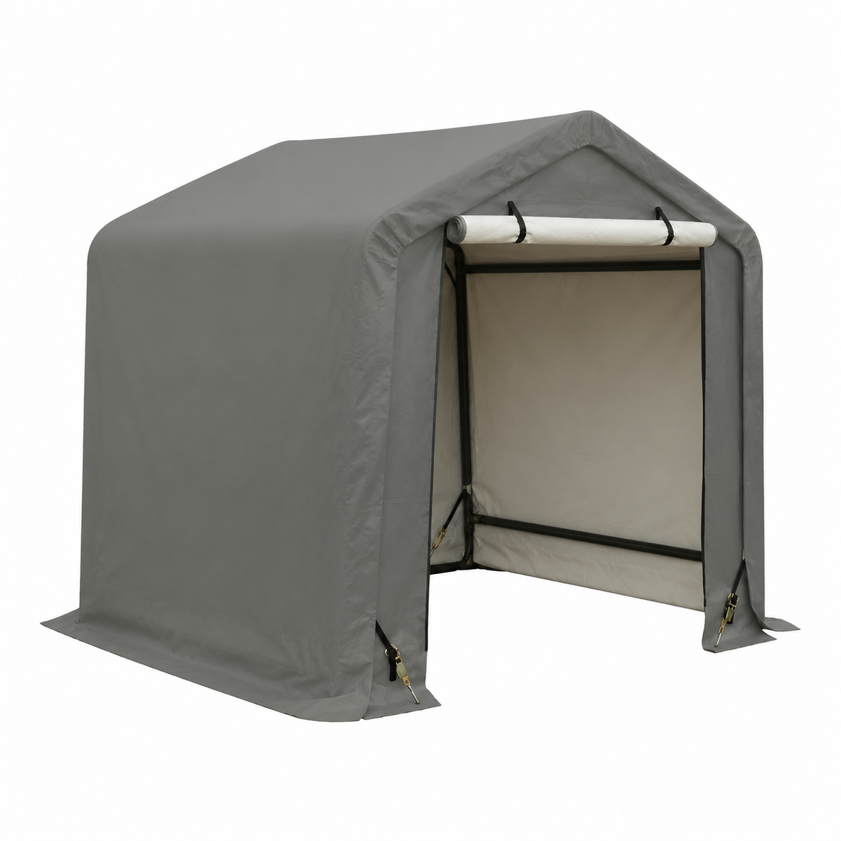 Abri de jardin en toile résistante avec toit double pente