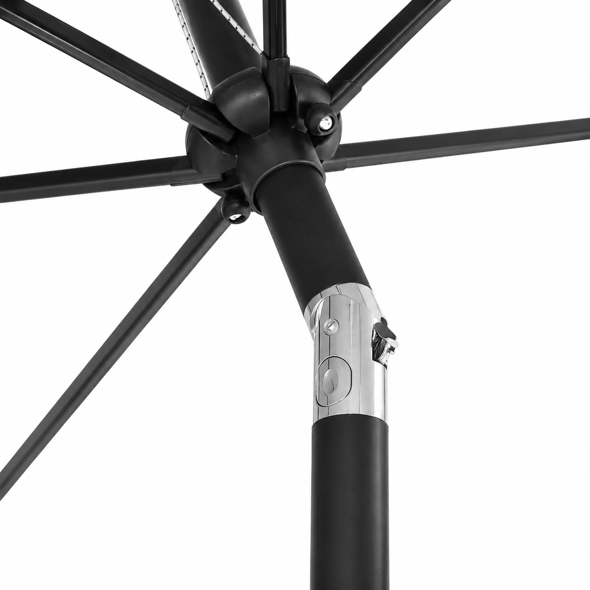 Grand parasol de jardin 300cm couleur anthracite