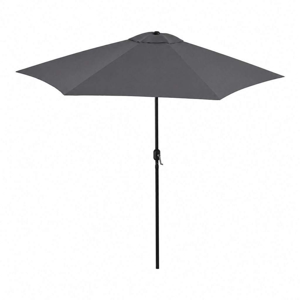Grand parasol de jardin 300cm couleur anthracite