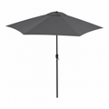 Grand parasol de jardin 300cm couleur anthracite