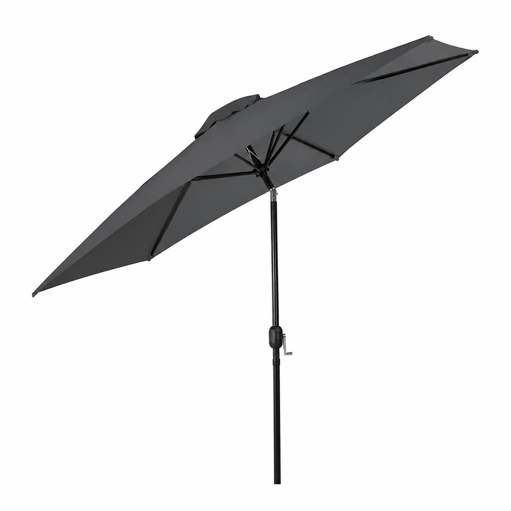 Grand parasol de jardin 300cm couleur anthracite